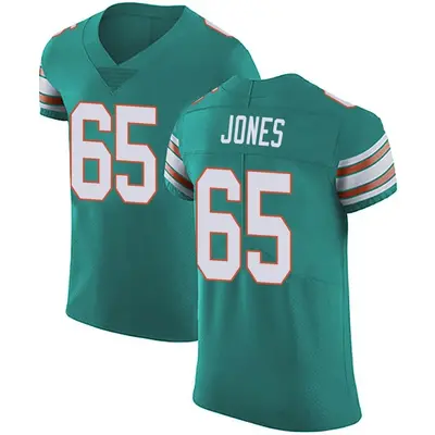 Men's Elite Robert Jones Miami Dolphins Green Aqua Alternate Vapor Untouchable Jersey