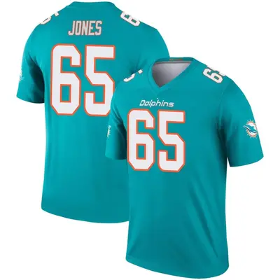 Men's Legend Robert Jones Miami Dolphins Aqua Jersey