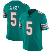 Men's Limited Jalen Ramsey Miami Dolphins Aqua Alternate Vapor Untouchable Jersey