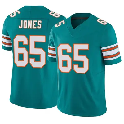 Men's Limited Robert Jones Miami Dolphins Aqua Alternate Vapor F.U.S.E. Jersey