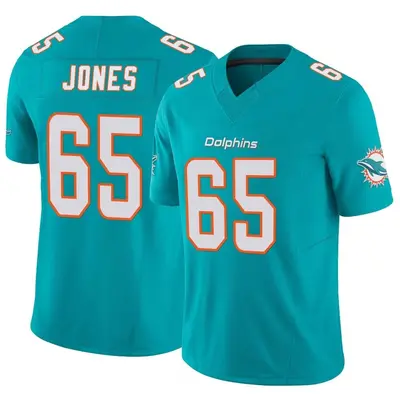 Men's Limited Robert Jones Miami Dolphins Aqua Vapor F.U.S.E. Jersey