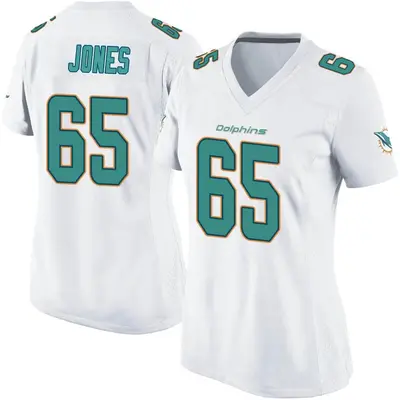 Women's Game Robert Jones Miami Dolphins White Jersey