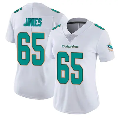 Women's Robert Jones Miami Dolphins White limited Vapor Untouchable Jersey